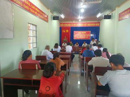 HĐND xã Tân Bình tổ chức tiếp xúc cử tri trước kỳ họp thứ 7 HĐND xã Tân Bình