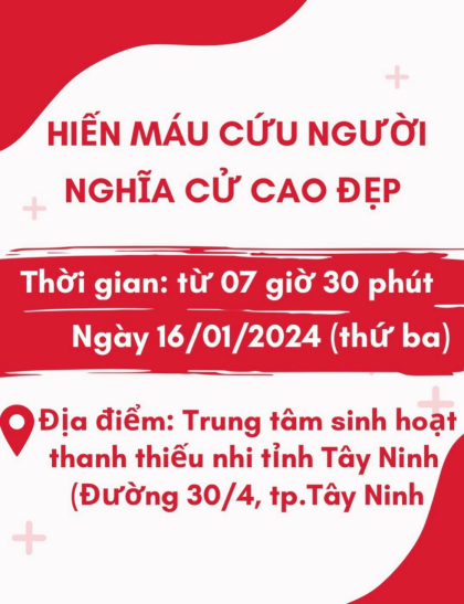 Xã Tân Bình tăng cường công tác tuyên truyền, vận động cán bộ công chức, đoàn viên, hội viên tham gia Hiến máu nhân đạo năm 2024