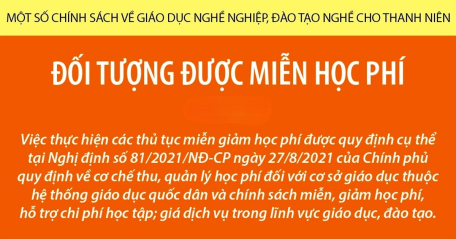 Một số chính sách về giáo dục nghề nghiệp, đào tạo nghề cho thanh niên