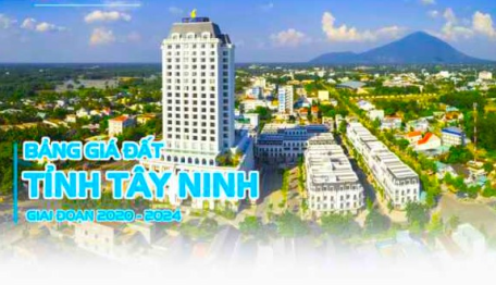 Quyết định 54: Sửa đổi bổ sung bảng giá đất áp dụng trên địa bàn tỉnh Tây Ninh giai đoạn 2020 - 2024