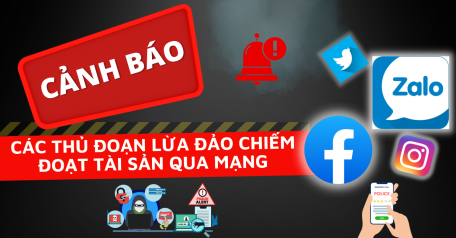 Cảnh báo các thủ đoạn của tội phạm lừa đảo, chiếm đoạt tài sản trên không gian mạng dịp cuối năm