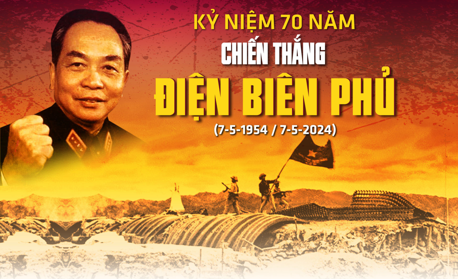 BÀI TUYÊN TRUYỀN KỶ NIỆM 70 NĂM NGÀY CHIẾN THẮNG LỊCH SỬ ĐIỆN BIÊN PHỦ (7/5/1954-7/5/2024)