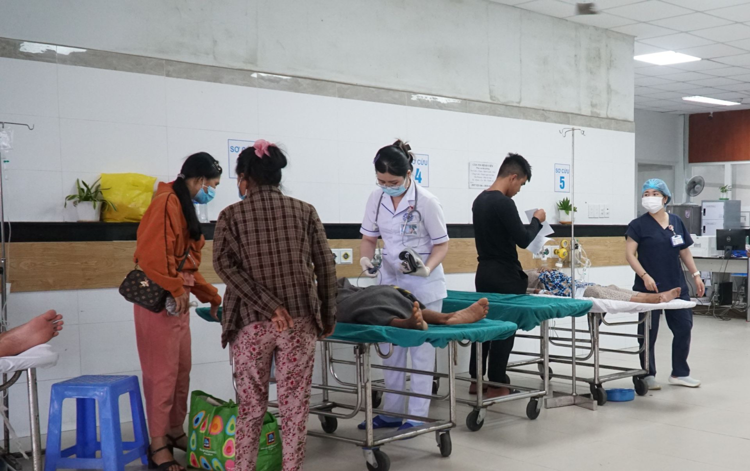 Khoa Cấp cứu Bệnh viện đa khoa Tây Ninh.